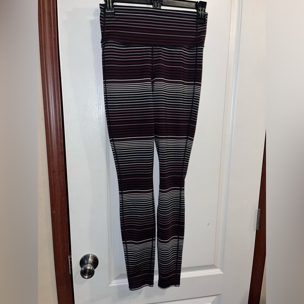 HIGH RISE EXPANSE STRIPE CHATURANGA™ TIGHT Size XS - Picture 3 of 10